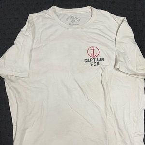 Captain Fin Mens XL tshirt white